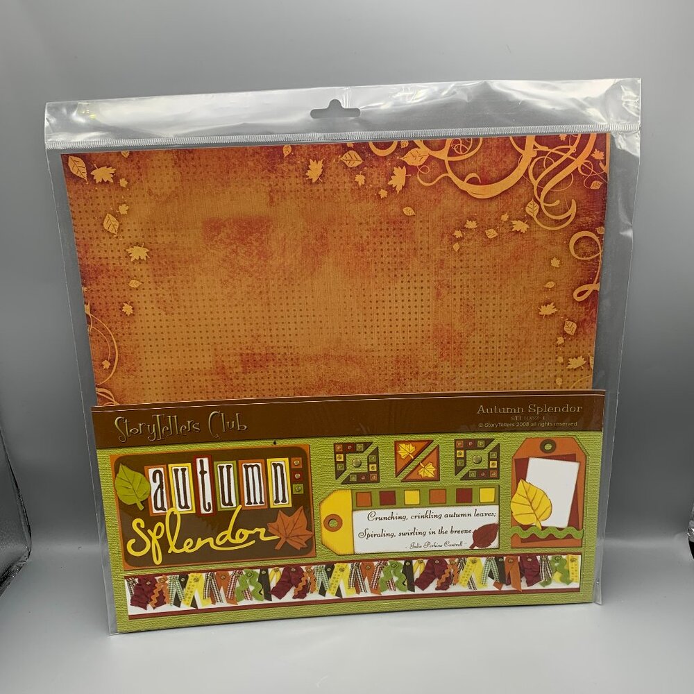 NEW in Package StoryTellers Autumn Splendor Scrapbooking Kit